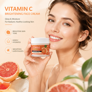 <span class=keywords><strong>Crème</strong></span> éclaircissante pour le visage à la vitamine C 50g <span class=keywords><strong>Acide</strong></span> <span class=keywords><strong>hyaluronique</strong></span> Hydratant Anti-âge Réduit les ridules Teint inégal Soin du visage bio - Product Image 1
