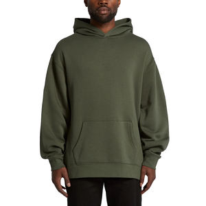 Sudadera con Capucha para Hombre de Algodón Tejido Grueso, Forro Interior de Felpa, Corte Holgado, Secado Rápido, Ecológica y Duradera - Product Image 1