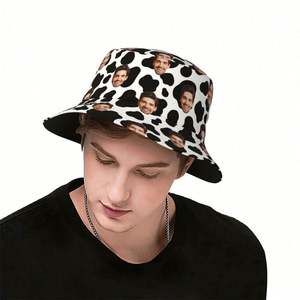 Chapeau Bob Unisexe Personnalisé avec Motif Dessin Animé – Accessoire de Mode Estival pour Voyages en Plein Air et Streetwear (Hommes & Femmes) - Product Image 1