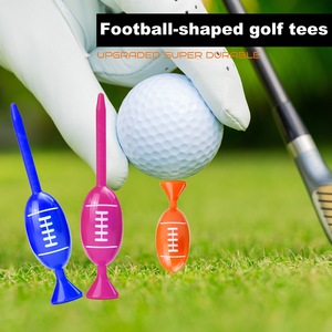 <b>Golf</b> Tees Olive Shape Plastic Durable For Long Drives Stable Ball Placement - Product Image 3