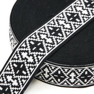 Sangle élastique en nylon recyclé personnalisée, sangle élastique épaisse et résistante en RPET, sangle élastique en polyamide recyclé de 50 mm pour vêtements - Product Image 5