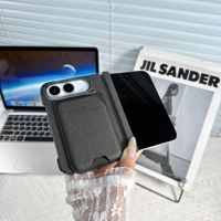 Étui magnétique pour iPhone 18 Duo avec porte-cartes, pochette et rabat anti-chute