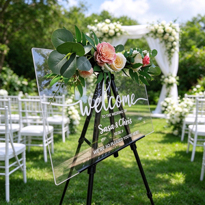 Espejos Elegantes y Sencillos, Barra para Colgar Cortinas, Soporte Personalizado para Pista de Baile, Planos de Asientos, Letrero de Bienvenida Acrílico a Rayas, Tela para Boda - Product Image 3