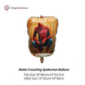Palloncino a Forma di <span class=keywords><strong>Spiderman</strong></span> Multi-Posa, Decorazioni per Feste di Compleanno a Tema Supereroi per Bambini - Product Image 6