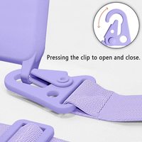 Coque de téléphone antichoc en silicone XOUXOU avec cordon bandoulière pour iPhone 16 17 14 13 Pro/12/XS/XR/8 Plus – Nouveauté en stock