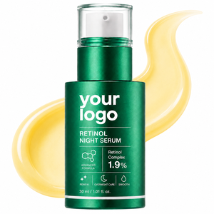 Suero Refinador que Suaviza la Textura, Reafirma los Poros, Ilumina, Blanquea y Unifica el Tono de Piel, Suero Nocturno con Vitamina C y Retinol de Marca Privada - Product Image 1