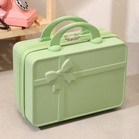 Valise de poche 14 pouces en forme d'arc Mini sac de maquillage de rangement à la mode boîte-cadeau de transport à la main haut de gamme