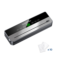 65kPa 120W 30cm 4L/min sec humide ecran LED cuisine alimentaire machine sous vide soudeuse emballage alimentaire