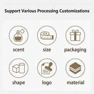 Bougie en cire de soja d'aromathérapie moderne à marque privée, série Tuileries Garden, emballage créatif mural ajouré, boîte cadeau faite à la main - Product Image 5