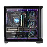 LY Hot Sell Gaming case Computer Supporting RGB Fans Atx case Gaming Pc case Desktop Cabinet Gamer RGB Boitier Pc Gamer