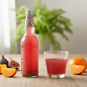 Jugo de Frutas y Verduras Cítricas Orgánicas Galvanina - Botella de 0.35 L, Paquete de 12 - Sabores Mandarina y Higo - Product Image 3