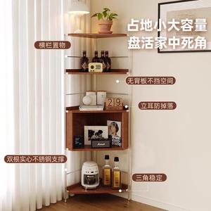 My Nest Corner Shelf <b>Solid</b> <b>Wood</b> Triangular Storage <b>Bookcase</b> Space Saving For Living Room Bedroom - Product Image 4