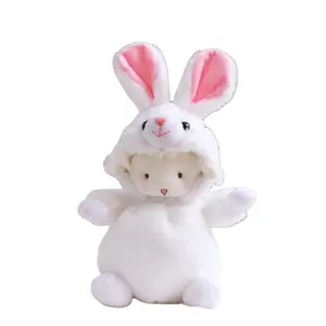 Groothandel Leuke Oren Konijn Pop Pluche Speelgoed Voor Pasen Vakantie Soft Animal Bunny Pluche Knuffels