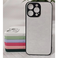 Coques vierges en TPU 2D de haute qualité pour sublimation, couleur rose, en caoutchouc, pour transfert thermique, coques de téléphone par sublimation pour iPhone 14, 13, 15