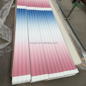 Thiết kế mới WPC tường ốp 3D in Gradient màu vòng tròn bên trong rung tấm Tường cho nền trong nhà - Product Image 2