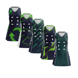 Netball Jersey Tissu durable Uniforme d'équipe Entraînement régulier et confort élevé - Product Image 4
