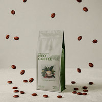 Bolsas De Cafe Feuille D'aluminium Recycler Conception Spéciale Personnalisée 250g 1 lb 2lb 5lb Fermeture Éclair Personnalisable Sac De Café avec Valve
