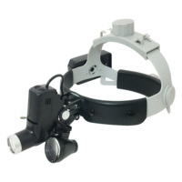 Hôpital Chirurgical Médecin Sans Fil LED ENT Examen Oral 2.5X 3.5X Loupes Dentaire Phare Tête Montée Phare