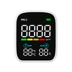 Moniteur de poussière portable PM2.5, moniteur de particules PM2.5, moniteur de pollution atmosphérique pour la détection de la pollution de l'air - Product Image 1