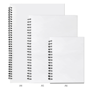 Sublimation <strong>Blank</strong> <strong>Notebooks</strong> Custom Coil <strong>Notebooks</strong> With Rigid Cardboard A4 A5 A6 Sizes Promotional DIY Spiral Bound <strong>Notebooks</strong> - Product Image 2