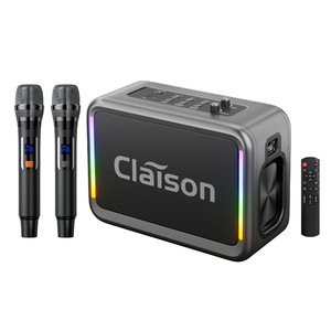 Claison Karaoke Speaker 300x210x130mm Subwoofer With Led Light For Outdoor <b>Square</b> Dance - Product Image 2