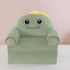Pieghevole bambino divano schienale poltrona copridivano peluche simpatico cartone animato bambini pigro divano Flip aperto copridivano per soggiorno camera da letto - Product Image 5