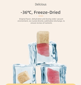 Nguyên dinh dưỡng cao protein hạt miễn phí đông khô thức ăn vật nuôi nhuyễn thể vịt viên tất cả các giai đoạn cuộc sống đóng băng khô vật nuôi xử lý - Product Image 3