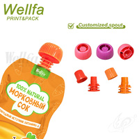 Sachet Doypack de 100 ml et 200 ml pour jus de carotte, avec bec verseur et fenêtre transparente, qualité alimentaire, anti-fuite, pour la vente en gros