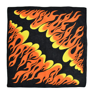 ผ้าพันคอผ้า100% ฮาโลวีนผ้าโพกหัวลายเปลวไฟผ้าโพกหัวผ้าพันคอฮิปฮอปออกแบบได้ตามต้องการแฟชั่นขี่จักรยานกีฬาใช้ได้ทั้งชายและหญิง - Product Image 1