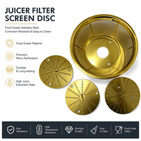 Voedselveilige roestvrijstalen sapcentrifuge filtergaas fijn geperforeerd scherm kartonnen doos huishoudelijke fruitsap scheiding hardware onderdelen
