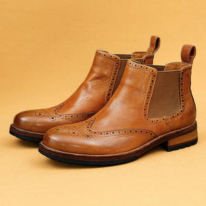 Botas para hombre más vendidas, botas de trabajo británicas de caña alta a la moda, zapatos casuales de caña media versátiles para hombre - Product Image 6