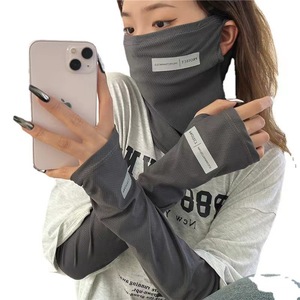 Guantes de protección solar Ice Sleeves, talla única, protección UV de seda helada para hombres, para conducir y uso al aire libre - Product Image 5
