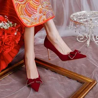 Latest Design Factory Wholesale High-End Women Shoes with Matching Bags Set  for Wedding Bridal - China Walking Style Shoe and Casual Shoes price