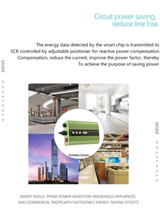 Nhà máy sản xuất thiết bị tiết kiệm năng lượng thông minh OEM, bán buôn vỏ nhôm, thiết bị tiết kiệm điện năng thông minh 1 pha - Product Image 5