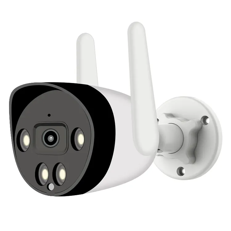 Cámara de seguridad CCTV para exteriores, dispositivo con altavoz incorporado de 3MP, H.264/H.265, micrófono de visión nocturna, 5MP, Ultra HD, cámara inteligente IP tipo bala