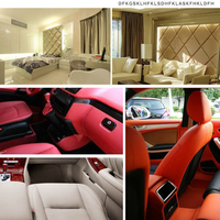 Tissu en cuir artificiel en PVC support souple en cuir PU verni gaufré pour canapé imperméable Football Golf Home Textile Umbrella