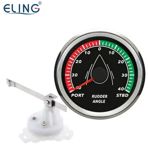 Eling 85mm 52mm bánh lái góc chỉ số đo mét 0-190ohm với giao phối cảm biến với đèn nền cho tàu du thuyền tàu cao tốc