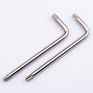 <span class=keywords><strong>Clé</strong></span> Torx double embout, <span class=keywords><strong>clé</strong></span> <span class=keywords><strong>Allen</strong></span> en L, <span class=keywords><strong>clé</strong></span> à douille étoile <span class=keywords><strong>creuse</strong></span> anti-effraction, qualité industrielle, nickelée, métrique - Product Image 6