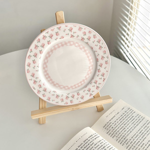 Plato de Porcelana Estilo Coreano, con Encaje, Diseño de Corazón, Pintado a Mano, Estilo Vintage Francés, <span class=keywords><strong>para</strong></span> Postres, Frutas y <span class=keywords><strong>Desayuno</strong></span> - Product Image 2