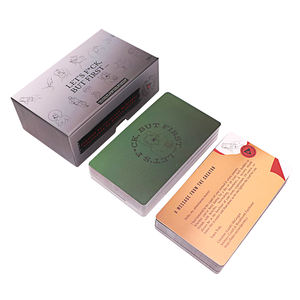 Jeux de société personnalisés en papier/plastique pour couples, jeu de cartes personnalisé - Product Image 2