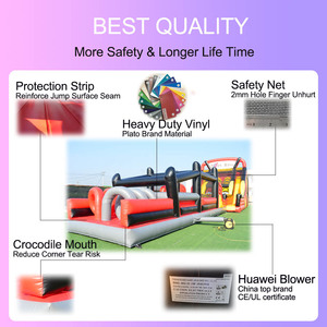 Château <span class=keywords><strong>gonflable</strong></span> blanc pour mariage - Château de saut moderne de luxe, château <span class=keywords><strong>gonflable</strong></span> pastel macaron avec toboggan et fosse à balles - Product Image 6