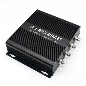 Dài phạm vi TNC 4 cổng kênh impinj e710 cố định Reader UHF RFID ISO18000-6C/B giao thức tag Scanner
