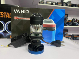 Lâmpada <span class=keywords><strong>LED</strong></span> H4 Super Brilhante com Mini Lente Q6 Pro Q7 Série 48W-65W 4900LM 6000K 12V Alumínio Aeronáutico Farol Automotivo PROMOÇÃO IMPERDÍVEL - Product Image 1