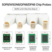 Sonde à ressort pour le téléchargement, l'écriture et la gravure de puces SOP8/WSON8/QDFN8, graveur de puces Flash avec câble pour tester et programmer