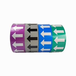 Werkplaats Veiligheidsindicatie Borden Reflecterende Pijpleiding Pijl Sticker Pijp Markering <span class=keywords><strong>Tape</strong></span> - Product Image 1