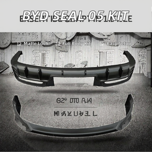 Fabrik-Großhandel BYD Seal 05 Upgrade EFG Style ABS Matt-Finish Komplettes Karosserie-Kit Vordere/Hintere Stoßstangenlippe <span class=keywords><strong>QWC</strong></span> Markenmodell - Product Image 2