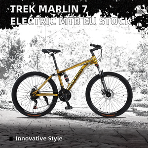 트렉 말린 자바 전기 산악자전거 미드 드라이브 26인치 휠 스틸 포크 21단 변속 디스크 브레이크 일반 페달 재고 있음 - Product Image 2