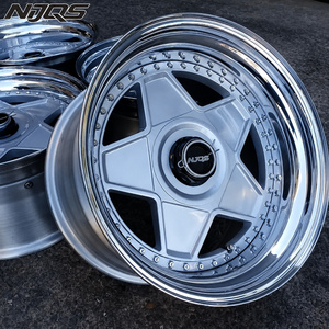 ล้อแม็กซ์ NJQS 2 ชิ้น 3 ชิ้น 6061 T6 5x114.3 17 18 19 20 นิ้ว 5X112 5X120 5X120.65 สำหรับ 1980 <span class=keywords><strong>308</strong></span> GTSi BMW ล้อฟอร์จหรูหรา - Product Image 1