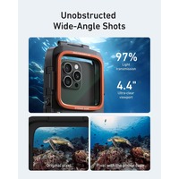 Étui de téléphone sous-marin TELESIN, boîtier étanche pour la plongée, poignée pour photos et vidéos, compatible avec iPhone 7-17 Pro/Pro Max/Plus/Mini