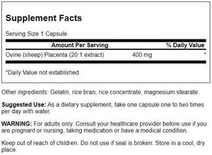 ฉลากส่วนตัว 400 มิลลิกรัมสารธาตุแกะทารกในช่องคลอดแคปซูลต่อม - Product Image 3